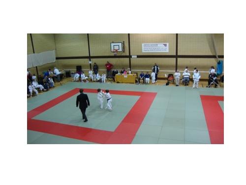 Picture of action at Gloucestershire Junior Open competition